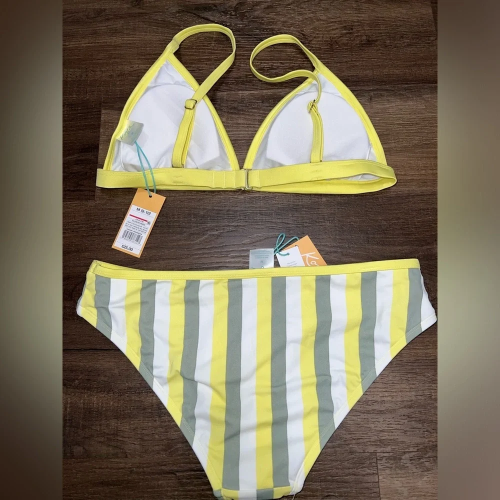 NWT Target Kona Sol Yellow Bikini Set